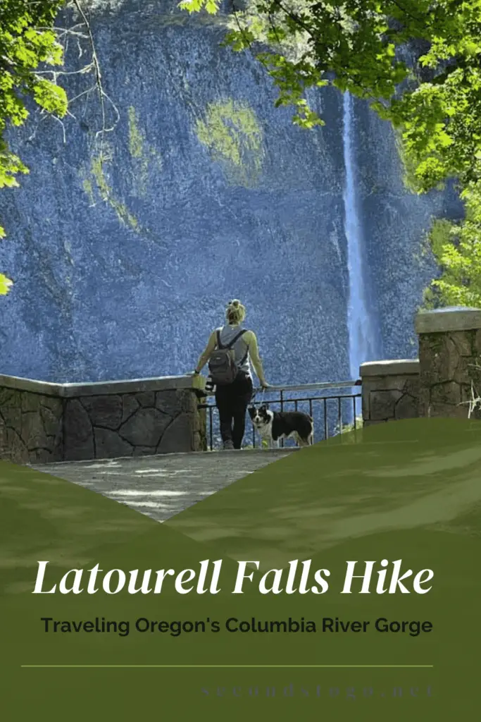 Latourell Falls pinterest pin