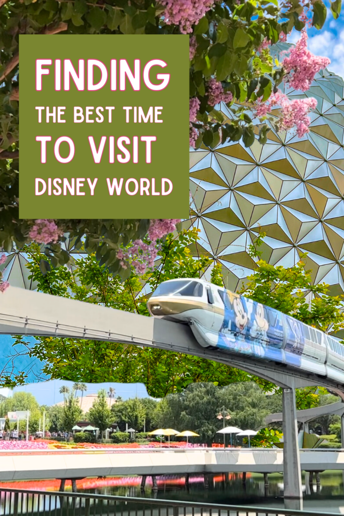 best time to visit disney world pin