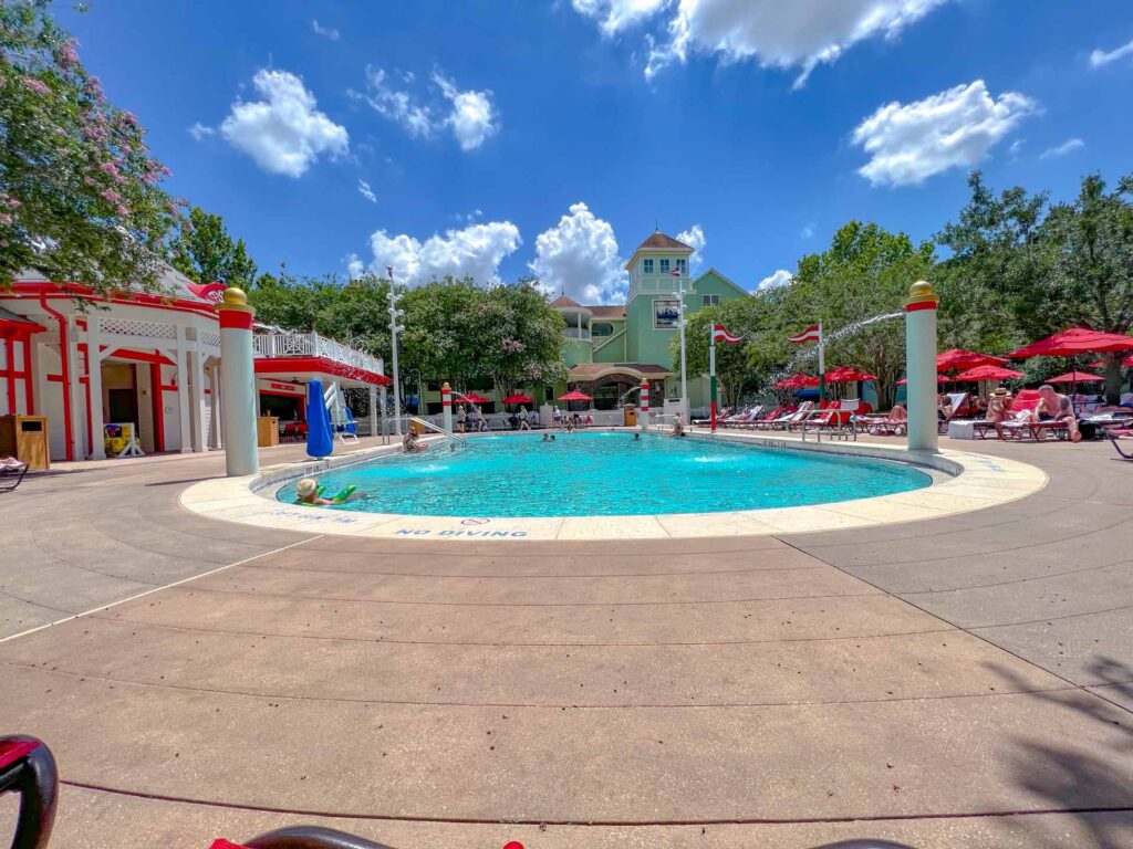 Pool serving the Grandstand Neighborhood at Walt Disney World Saratoga Springs REsort