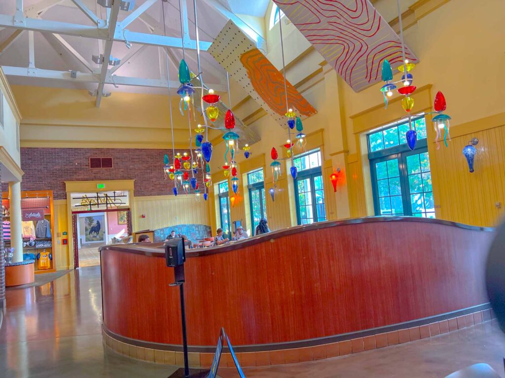 Artist Palette Quick Service restaurant at Disney World Saratoga Springs DVC resort