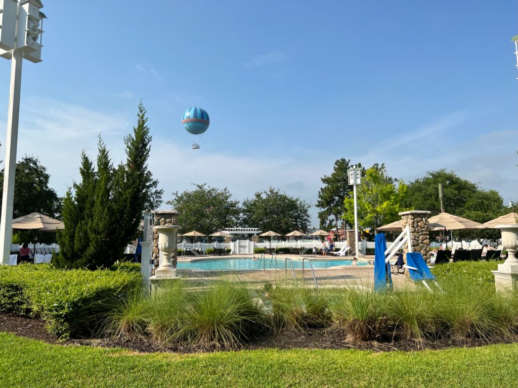 Swimming pool serving the Congress Park neighborhood at Saratoga Springs