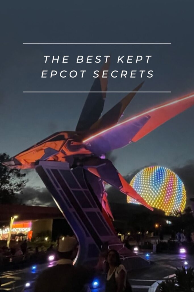 The Best Kept EPCOT Secrets pin