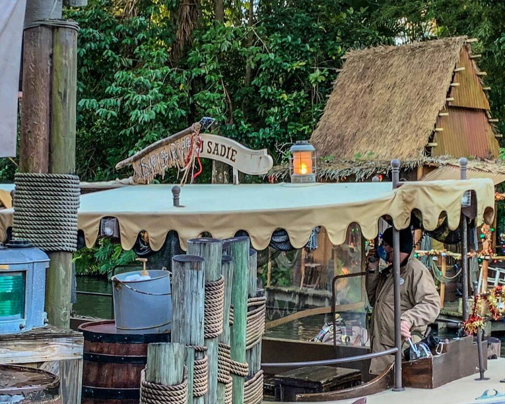 jungle cruise boat closeup