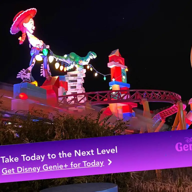 Slinky Dog Dash with Disney World Genie Plus booking screenshot