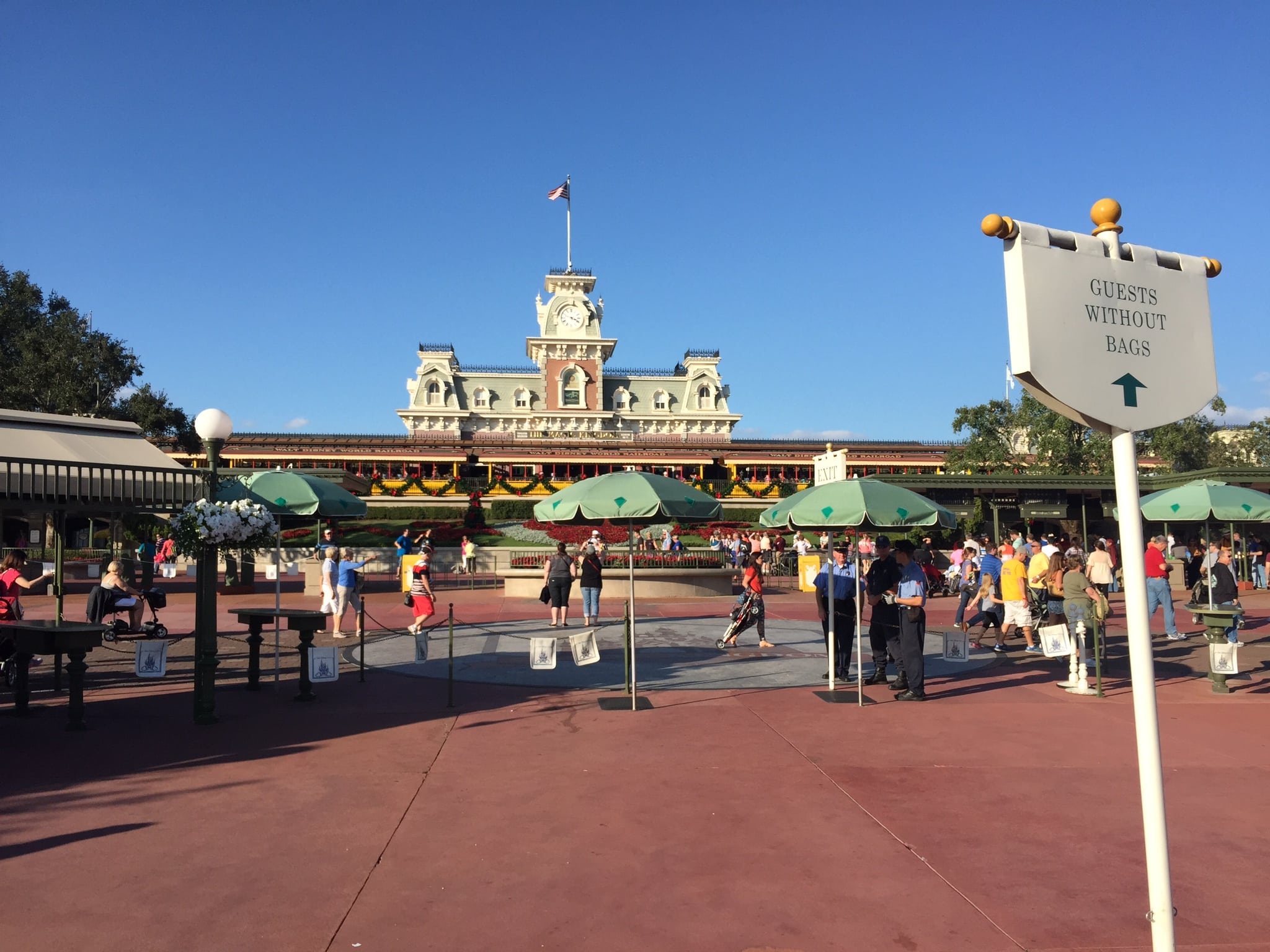 Entrance to Magic Kingdom park