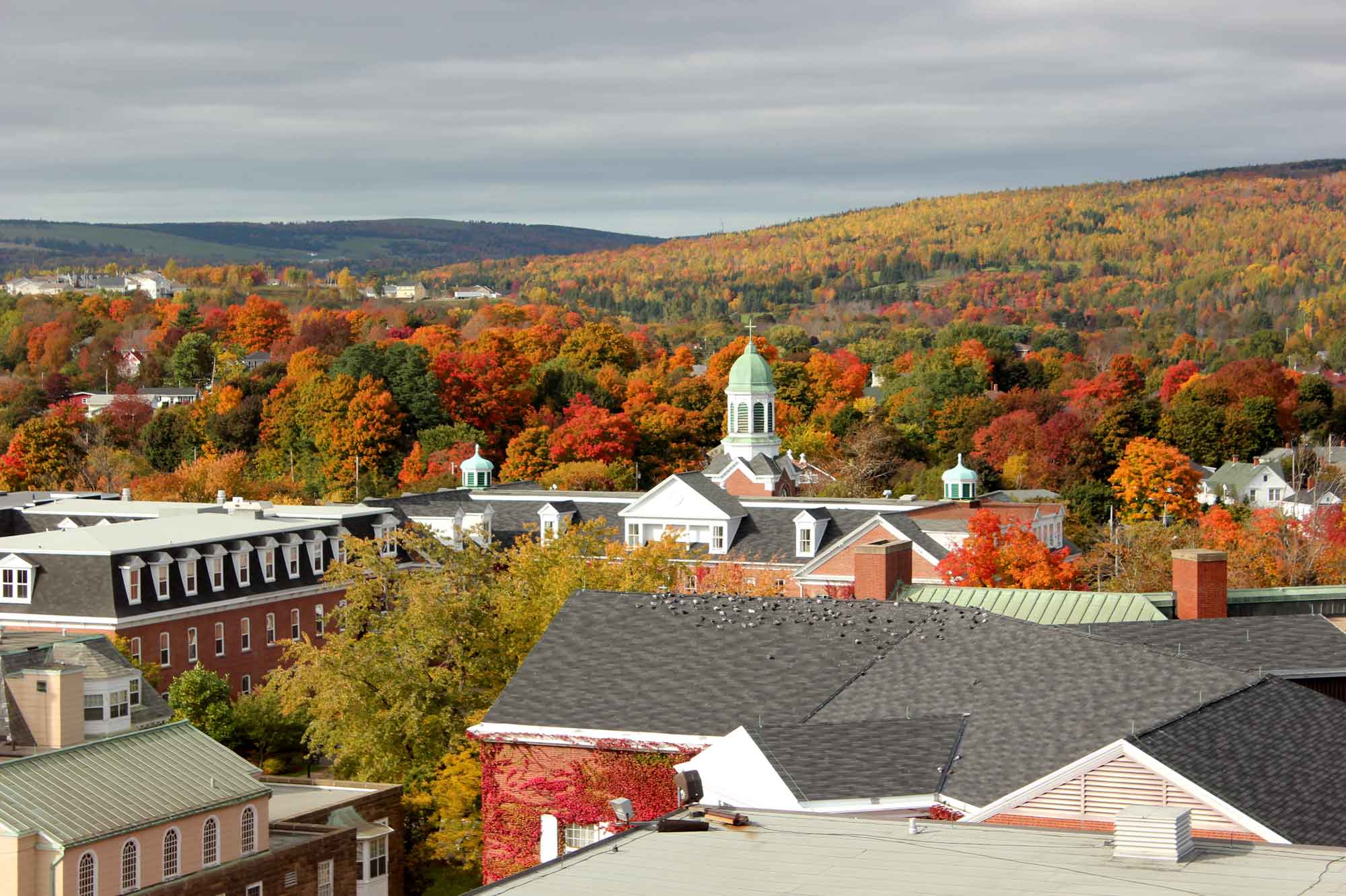 Connecticut fall scene