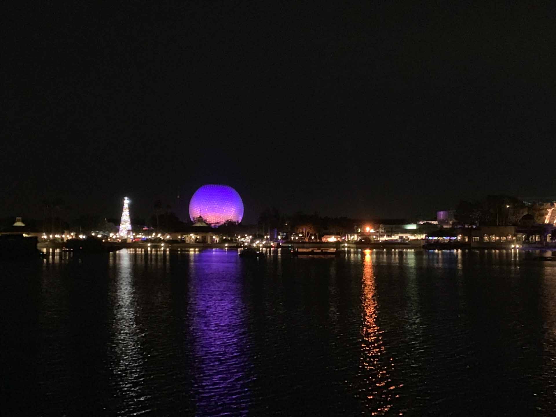 EPCOT Future World at Night